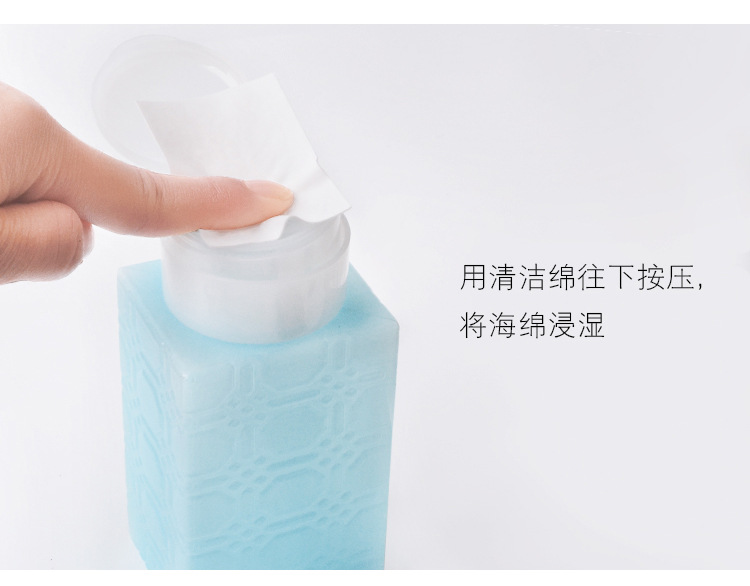 shanilak press bottle nail polish remover, alcohol press bottle, special nail tool with lock and leak-proof 250ml nail suction bottle, other nail care products pic 9