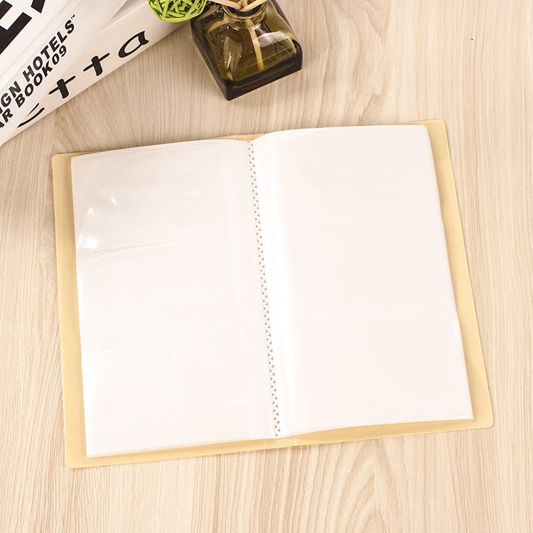 Simple candy-colored business card holder, multi-layer student card case, PP waterproof storage, custom LOGO in stock pic 18