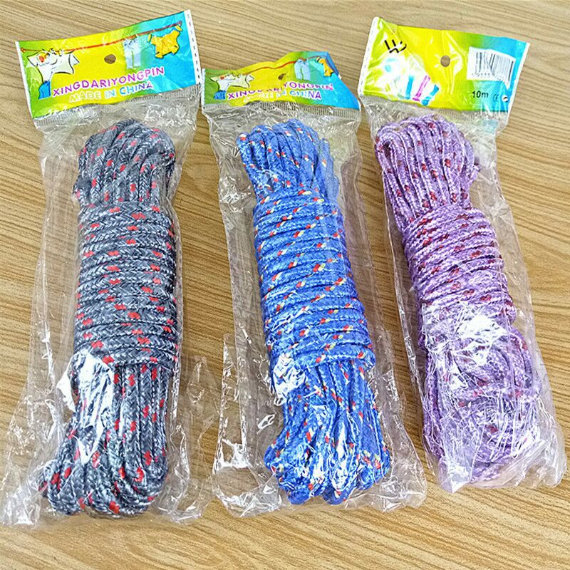 7m colored fabric rope, extended clothes drying rope, outdoor travel clothes drying rope, colored nylon clothes drying rope, 2-yuan supply pic 3