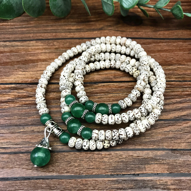 Hainan Mini Star and Moon Bodhi Bead Bead Bracelet 3*5 dry-ground high-density multi-circle Bodhi seed cultural Play bracelet accessory pic 17
