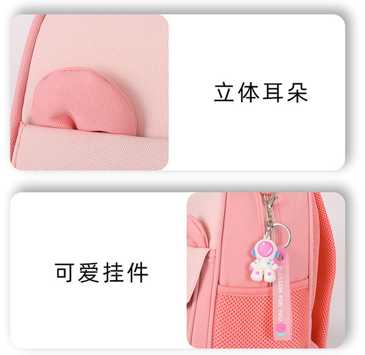 New color-matched cartoon backpack for middle and large classes of primary school students, as well as backpacks for boys and girls in preschool classes pic 36