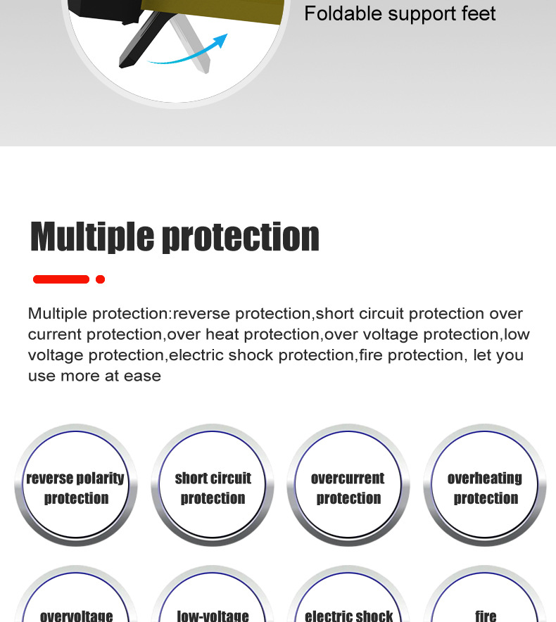 10A portable 12V24V motorcycle battery charger and portable car battery charger pic 18