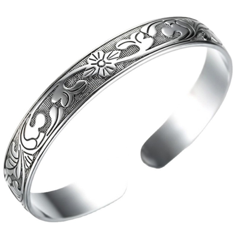 Circular meteor shower silver-plated bracelet, a simple and youthful silver jewelry bracelet with an ins design sense for women, as a gift for your girlfriend pic 40