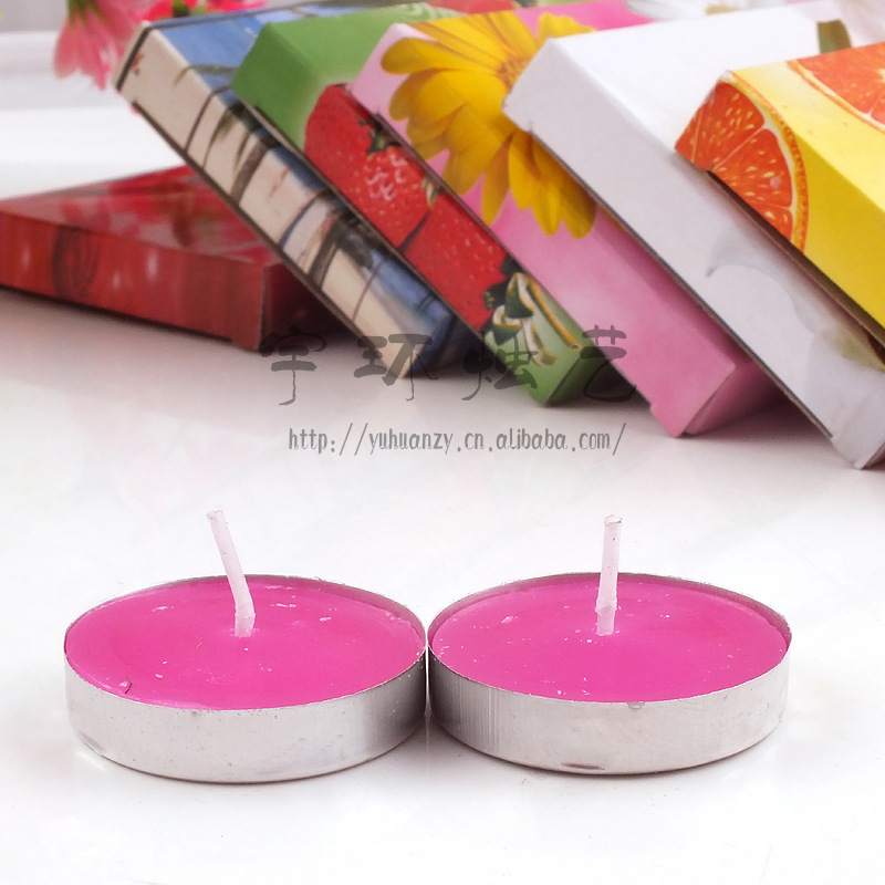 Smokeless and odorless candles, romantic scented candles, micro-tea, tea boiling, heating, aluminum shell candles wholesale pic 6