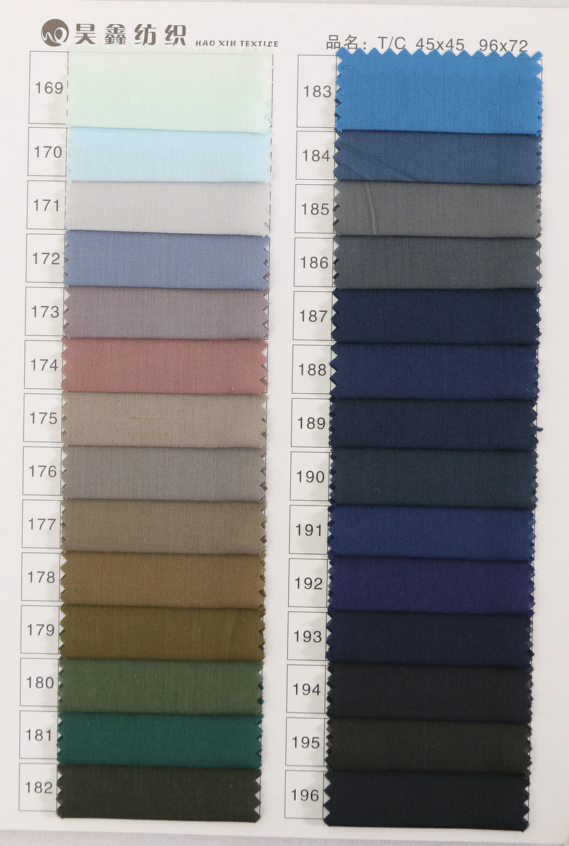 Wholesale TC plain weave polyester-cotton fabric 96*72 woven shirt pocket fabric, fashionable and accurate lining fabric pic 29