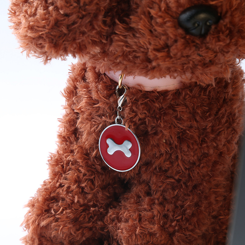 Hot-selling simple 6-color oil-dripping pet bone jewelry pendants, pet jewelry for cat and dog brands, in stock and wholesale pic 4