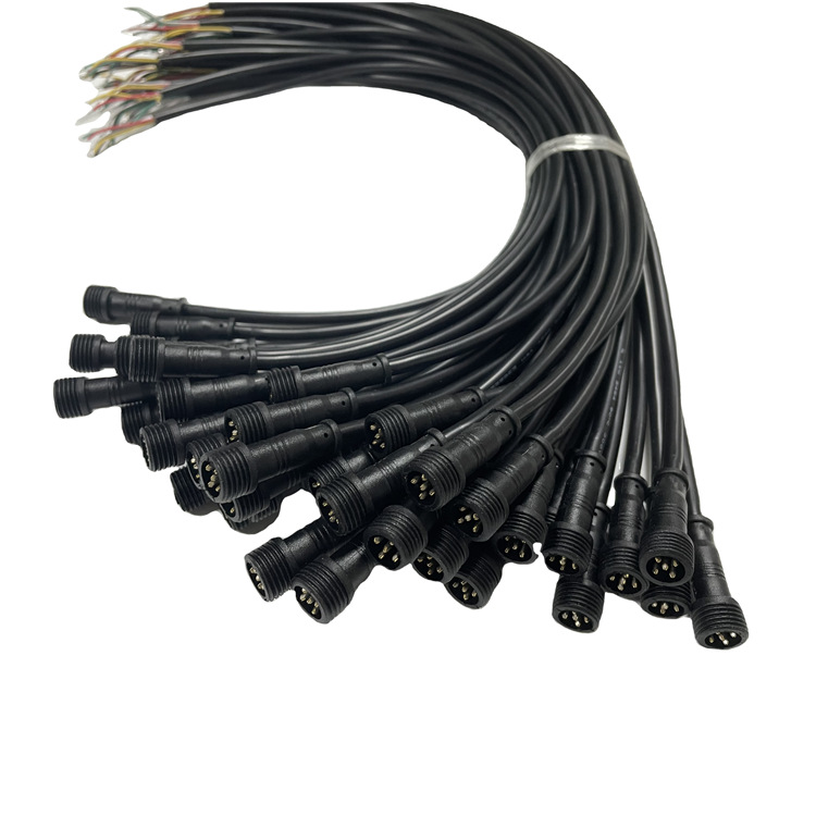 Wholesale outdoor Led light strips, wall-washing lights, villa contour lighting projects, exterior wall waterproofing, male and female plug-in dc power cords pic 7