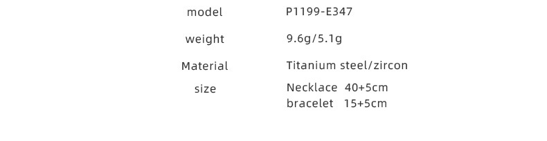 Non-fading light luxury ins style multi-color zircon jewelry set, tassel necklace, niche design titanium steel bracelet pic 16