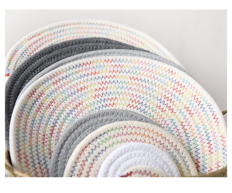 手工棉线编织加厚隔热防烫垫餐垫茶垫锅垫杯垫盘垫碗垫详情11