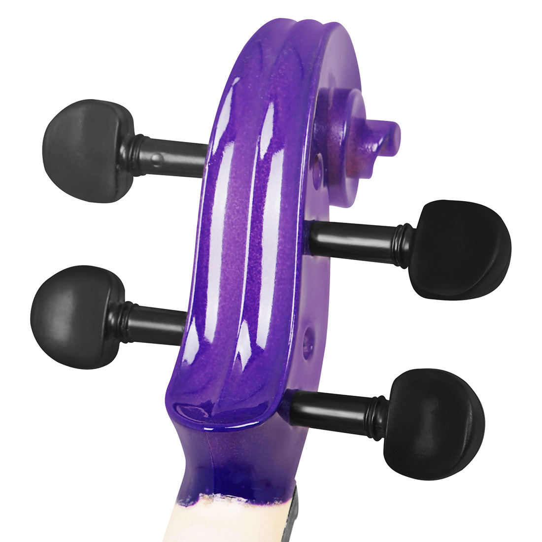 Cross-border popularization of violins, solid wood violins for children, beginners, grading practice. Colored violins can be customized pic 16