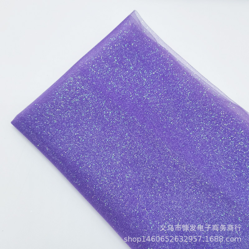 Gold-sprayed plain cloth, gold-powder net, gauze fabric, puffy skirt fabric, clothing, handicrafts, decorations, DIY flowers pic 13