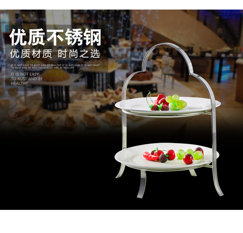 欧式下午茶点心架子 铁艺婚庆甜品台鸟笼摆件 杯子蛋糕架多层西点详情2