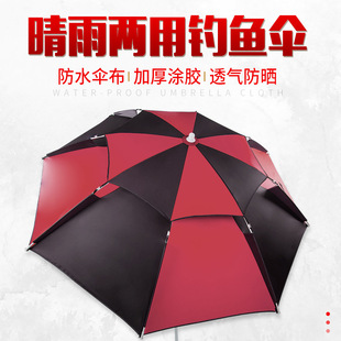 钓鱼伞2.2米万向折叠防雨户外钓伞遮阳防晒折叠垂钓伞加厚钓伞详情8
