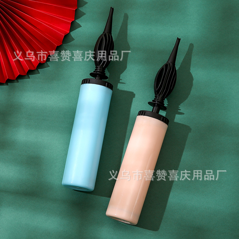 马卡龙色手推气筒 气球充气泵手推气筒气球打气筒详情6