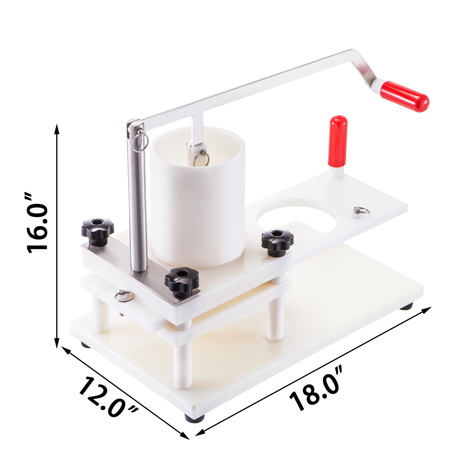 The new type of plastic hamburger forming machine, export hand-pressed PE hamburger machine and meat Patty making machine pic 3