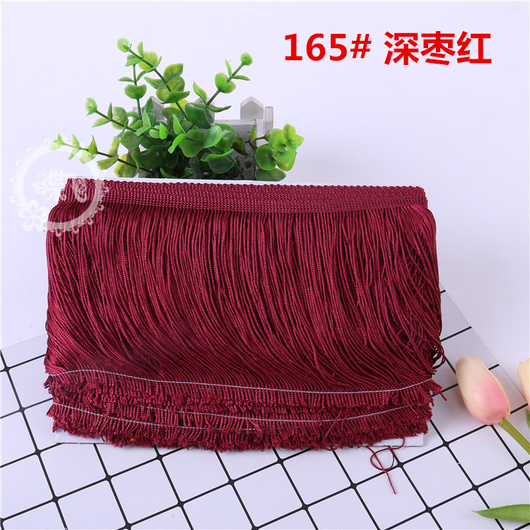 DIY stage costume accessories: Latin dance lace, tassel lace, polyester ribbon, 15CM, factory direct sales, 1 webbing pic 29