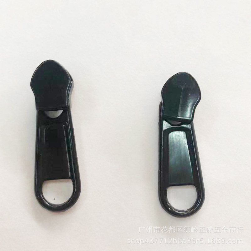 Factory wholesale stock of No. 5 and No. 5 nylon faucets + special long brand leather zipper pulls for luggage and metal zipper pulls pic 2