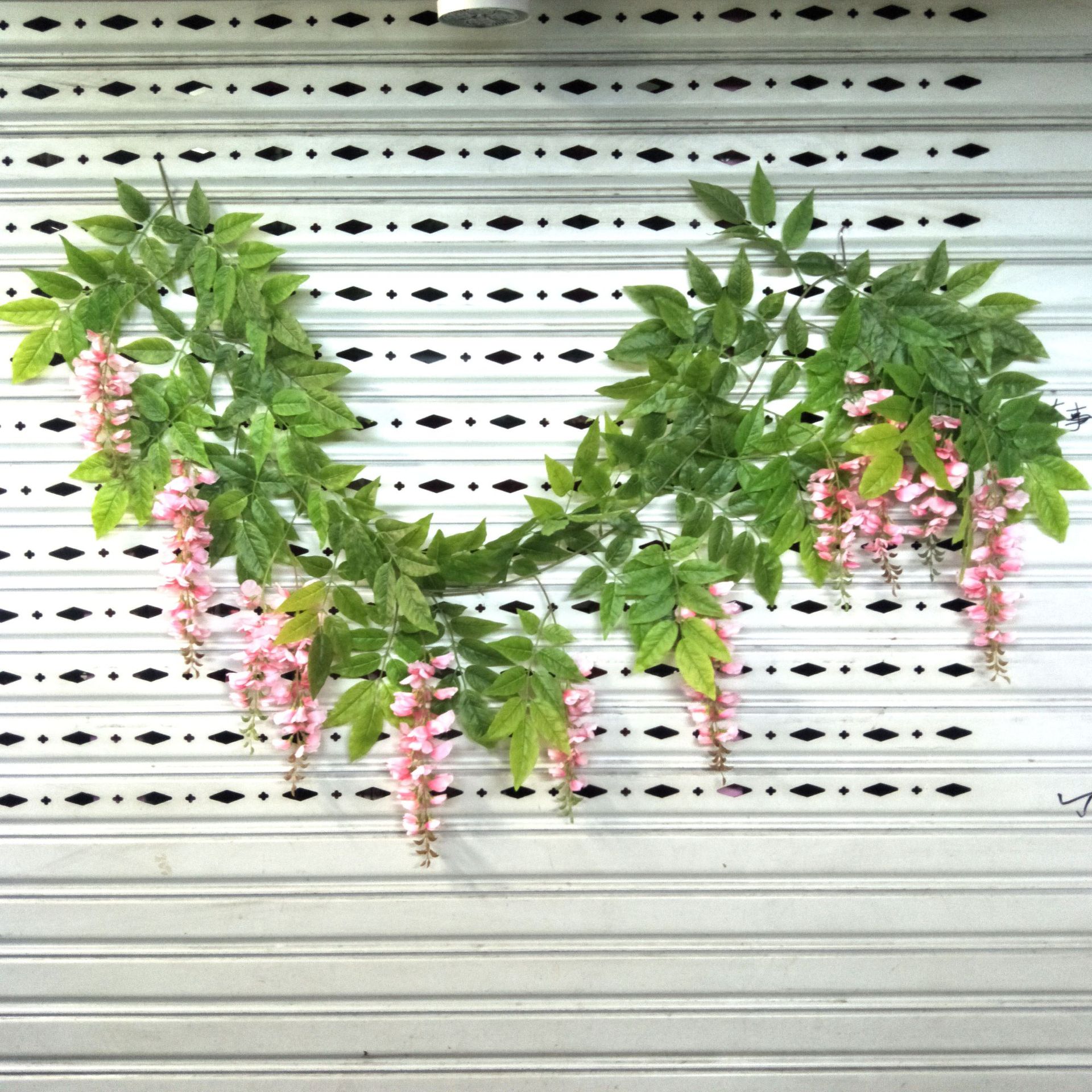 110CM simulated wisteria flower, simulated bean flower branch, bean flower strip, simulated wisteria hanging, simulated bean flower branch, wisteria strip pic 33