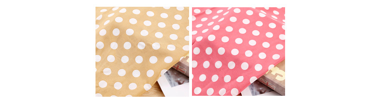 Factory direct sales of summer polka dot printed fabric, black and white polka dot four-sided elastic printed fabric dress fabric pic 11