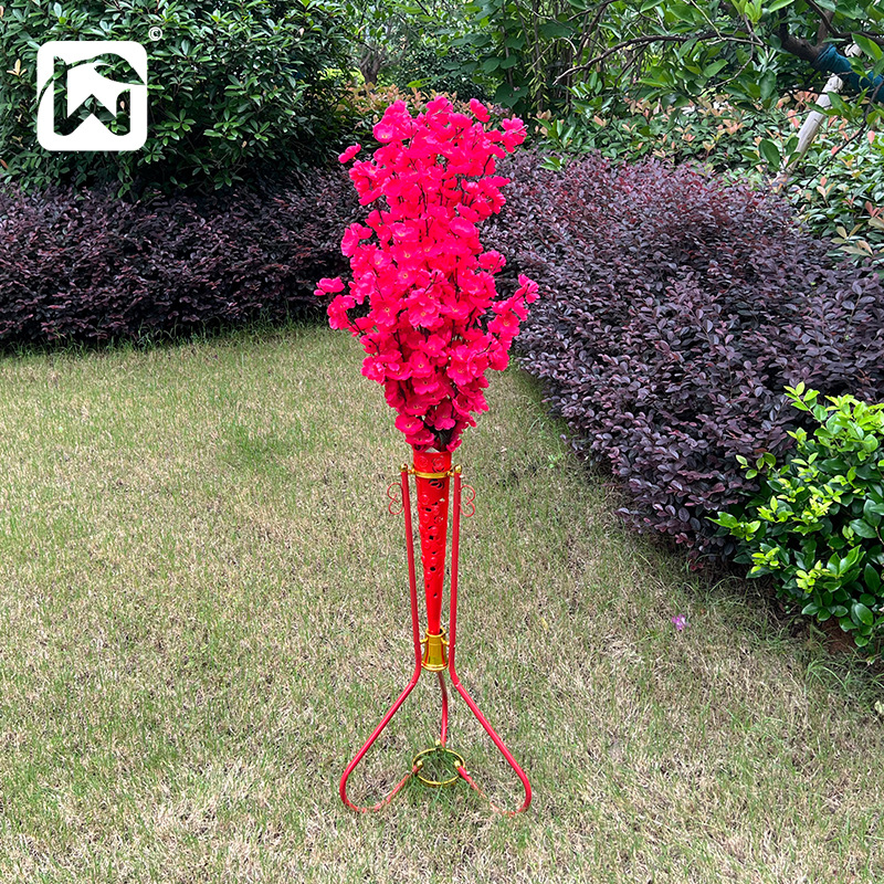 Wedding welcome corridor flower stand, passageway flower basket, rose iron basket, small cultural scene decoration props, basket supplies pic 26