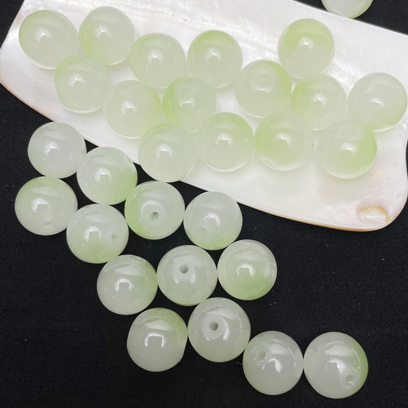 现货6 8 10mm双色玻璃珠子散珠手工diy手串配件批发项链饰品材料详情7