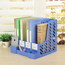 创意多功能木制名片笔筒印刷定制 办公多格组合带抽屉木质笔筒详情9