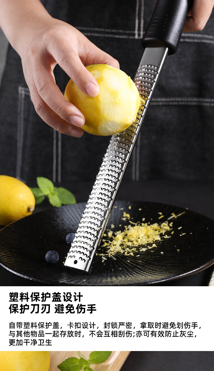 Stainless steel cheese grater, multi-functional grater, cheese grater, chocolate lemon grater, wholesale of kitchen small tools pic 7