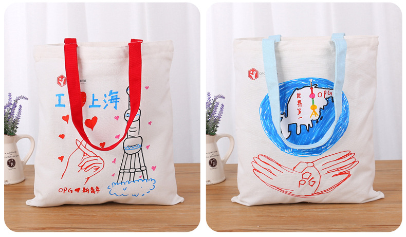 Customized canvas bags, advertising canvas bags, logo cotton drawstrap bags, blank hand-held eco-friendly shopping bags manufacturers pic 15