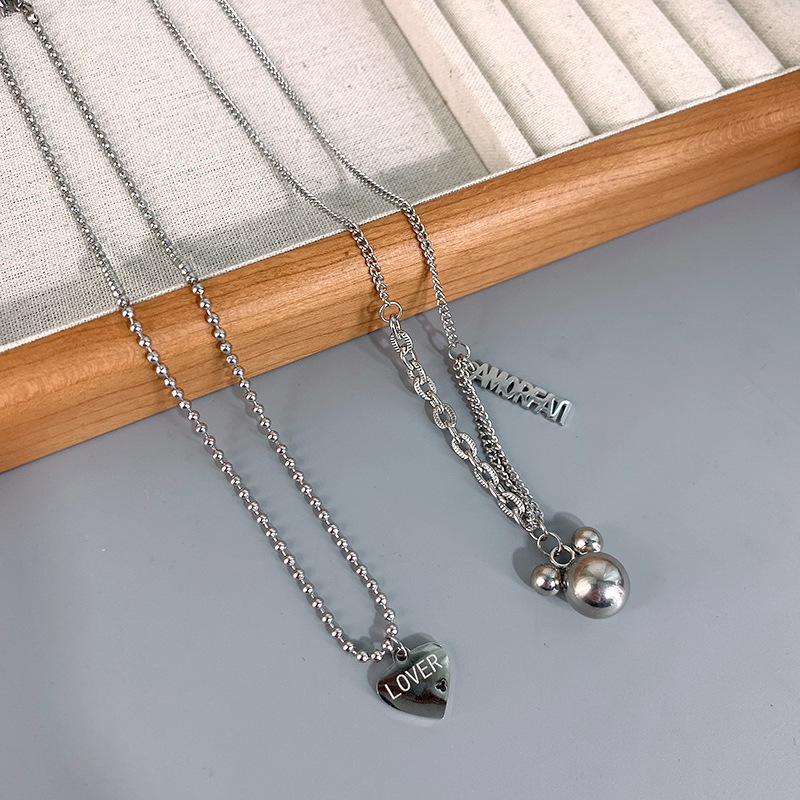 不掉色钛钢项链男潮小众设计高级感男士锁骨链个性街拍学生颈链潮详情28