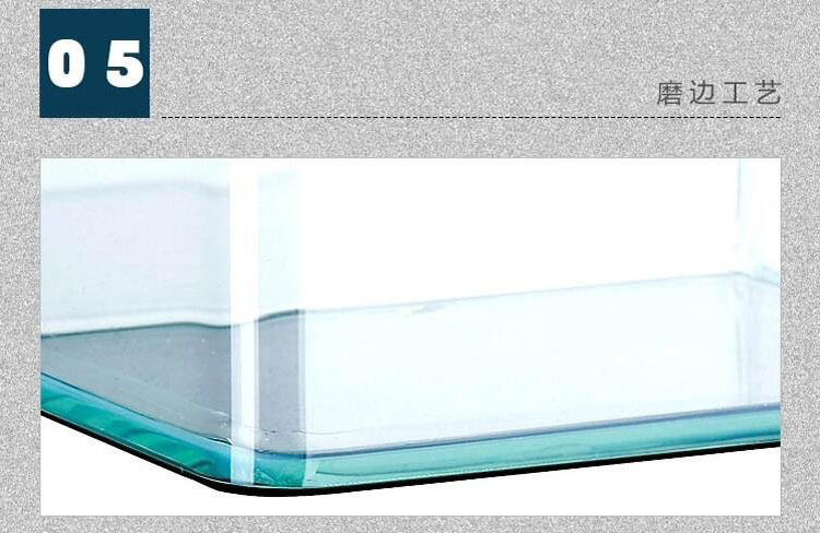 Micro landscape curved corner aquarium small and medium-sized transparent glass goldfish set tank manufacturer wholesale pic 12
