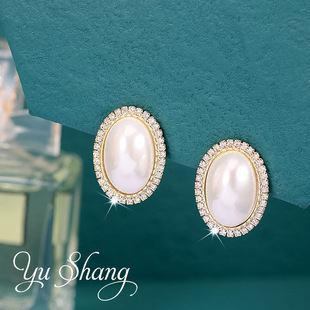 长款流苏耳环女2022年新款潮镶锆珍珠耳坠轻奢风气质高级时尚耳钉详情28