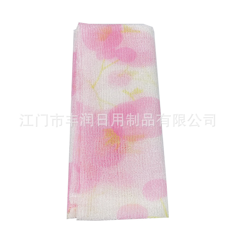 Customized nylon bath scrubbing towels, thin and long strips, bath towels, sauna towels, coarse sand rubbing mud bath towels, and pull back strips from the manufacturer pic 14