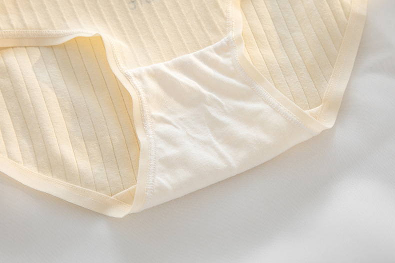 条纹卡通女士内裤女生纯棉A类婴儿棉少女7A抗菌裆三角裤头详情31