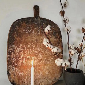 Natural plant dried flowers, imported cotton 9-head or 8-head flower arrangement, soft furnishing handicrafts and flower matching pic 1
