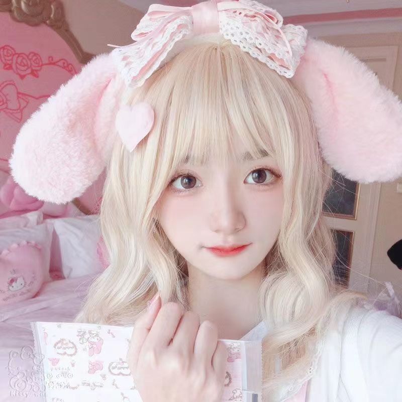Korean-style new clear and cute facial mask, hair band, plush headwear, hair clip, princess, Internet celebrity factory direct sales and wholesale pic 1