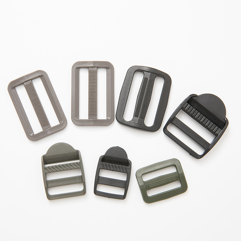 Low-price promotion: Backpack webbing buckles, ladder buckles, square buckles, plastic adjustable buckles, three-position buckles pic 9
