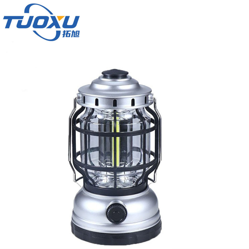 Solar-powered charging camping lamp, outdoor camping LED lighting lamp, folding and hanging tent light strip, output emergency light pic 3