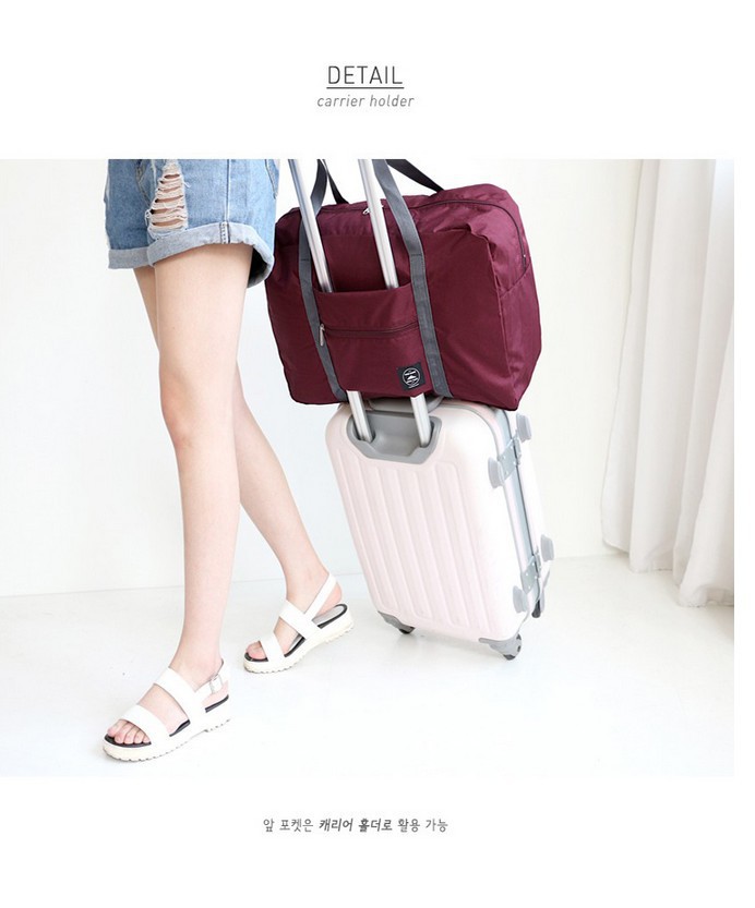 Korean version airplane bag, foldable travel storage bag, clothing bag, large business trip organizing bag, luggage bag storage bag pic 16