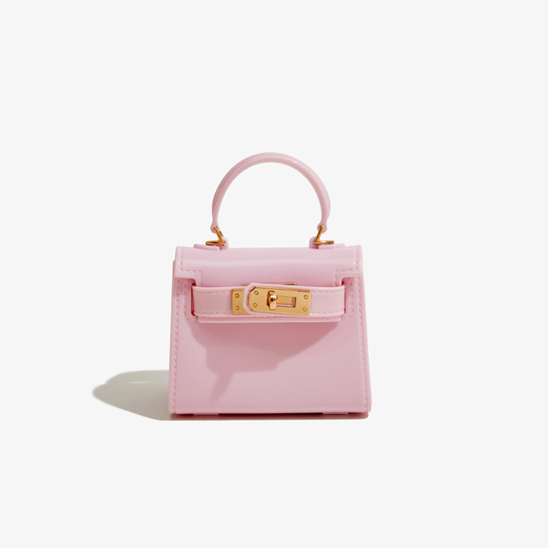 糖果小包小方块PVC芭比果冻包时尚百搭晚宴包耐脏易洗女手提包链条斜挎包详情12