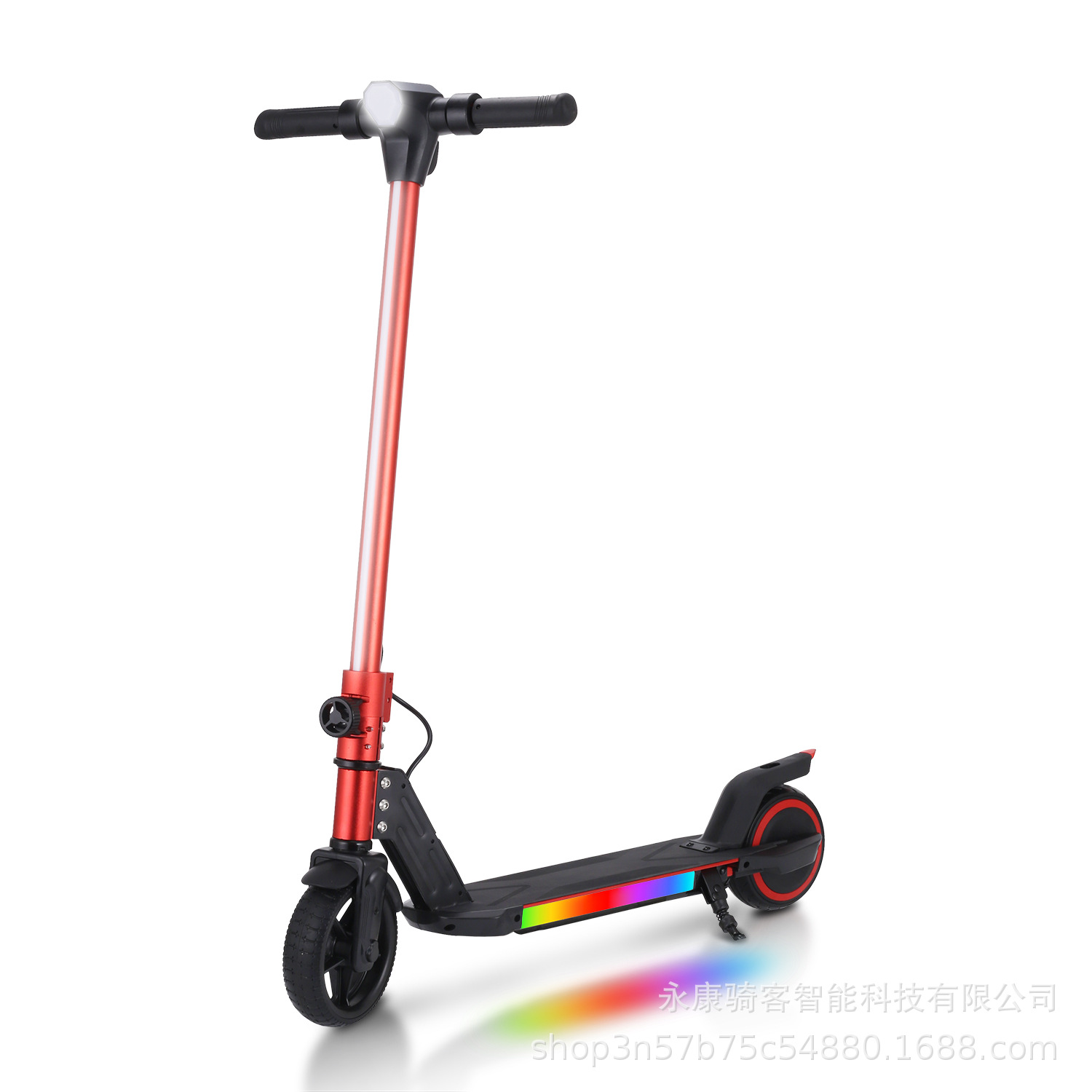 儿童电动滑板车可折叠滑行车一键启动代步车详情9