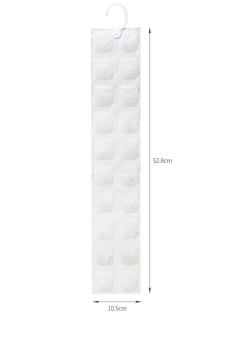 FaSoLa household hanging desiccant, bedroom wardrobe dehumidifying and dehumidifying agent, silica gel particle grid deoxidizer pic 23