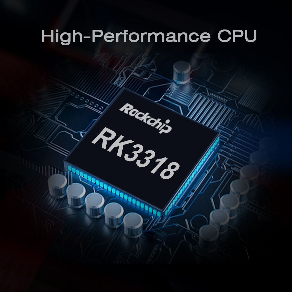 H96 MAX V11 RK3318, верхний ящик сетевого компьютера андроид 11,0, двухчастотный wi-fi bluetooth 4K TVBOX pic 4