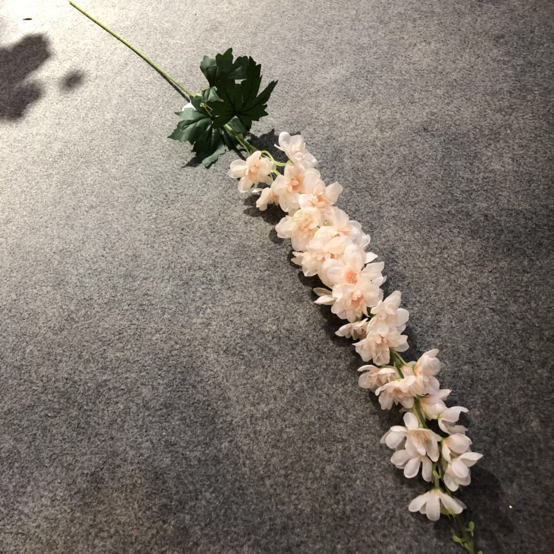 Long-branch delphinium, artificial hyacinth, artificial silk flower, single tall and long-branch wedding flowers for landscape direct sales pic 8