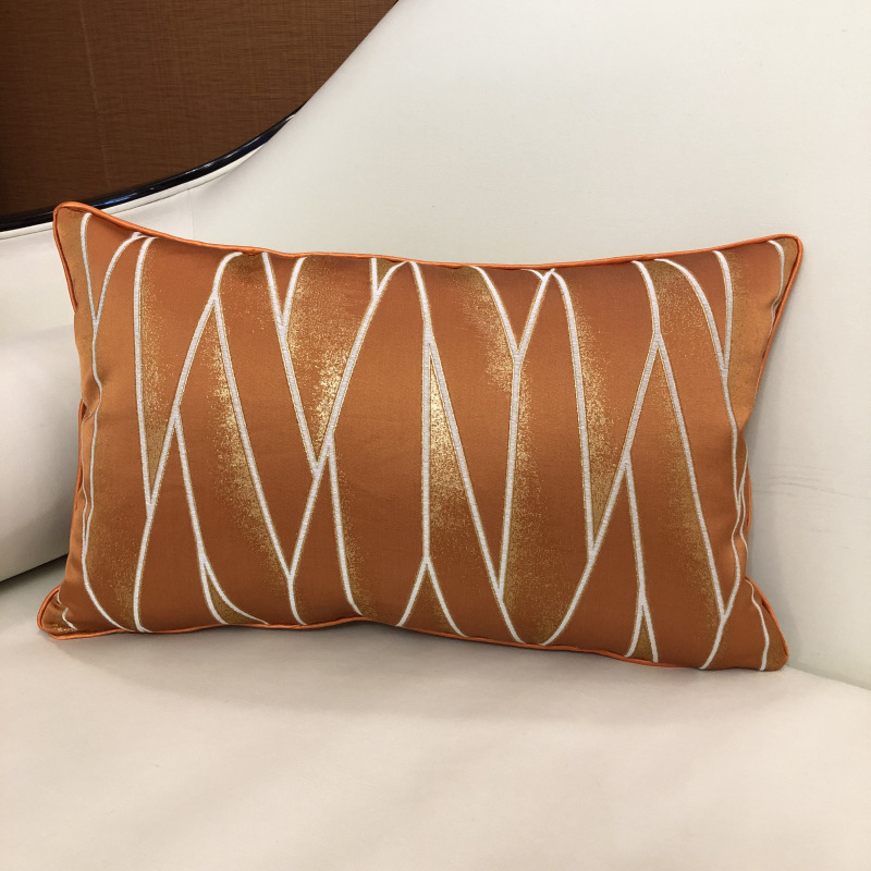 厂地货源样板房简约现代抱枕 线条风靠枕套 跨境ebay亚马逊靠垫套详情16