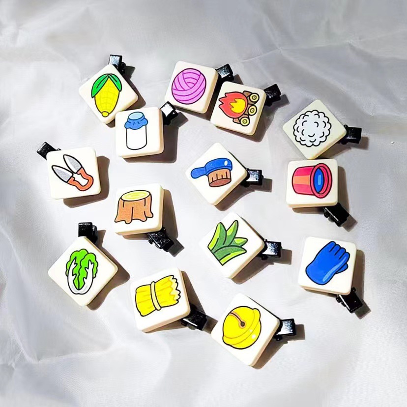 Super cute sheep, Sheep card hair clips, cute and creative cartoon duckbill clips, sweet and girlish hair clips, bangs hair clips pic 1
