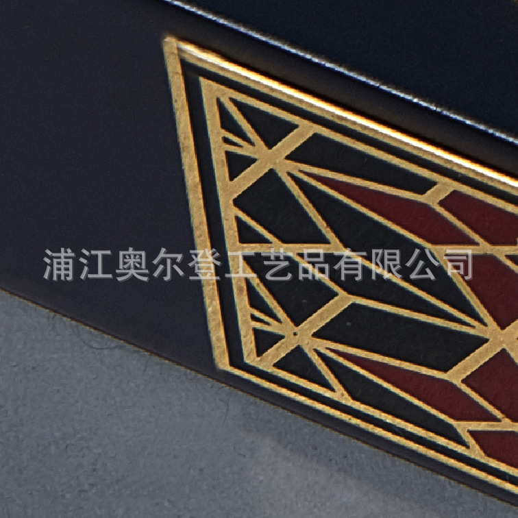 源头工厂家直销木质中东迪拜香炉高档礼品金属贴片木质香薰容器盒详情3