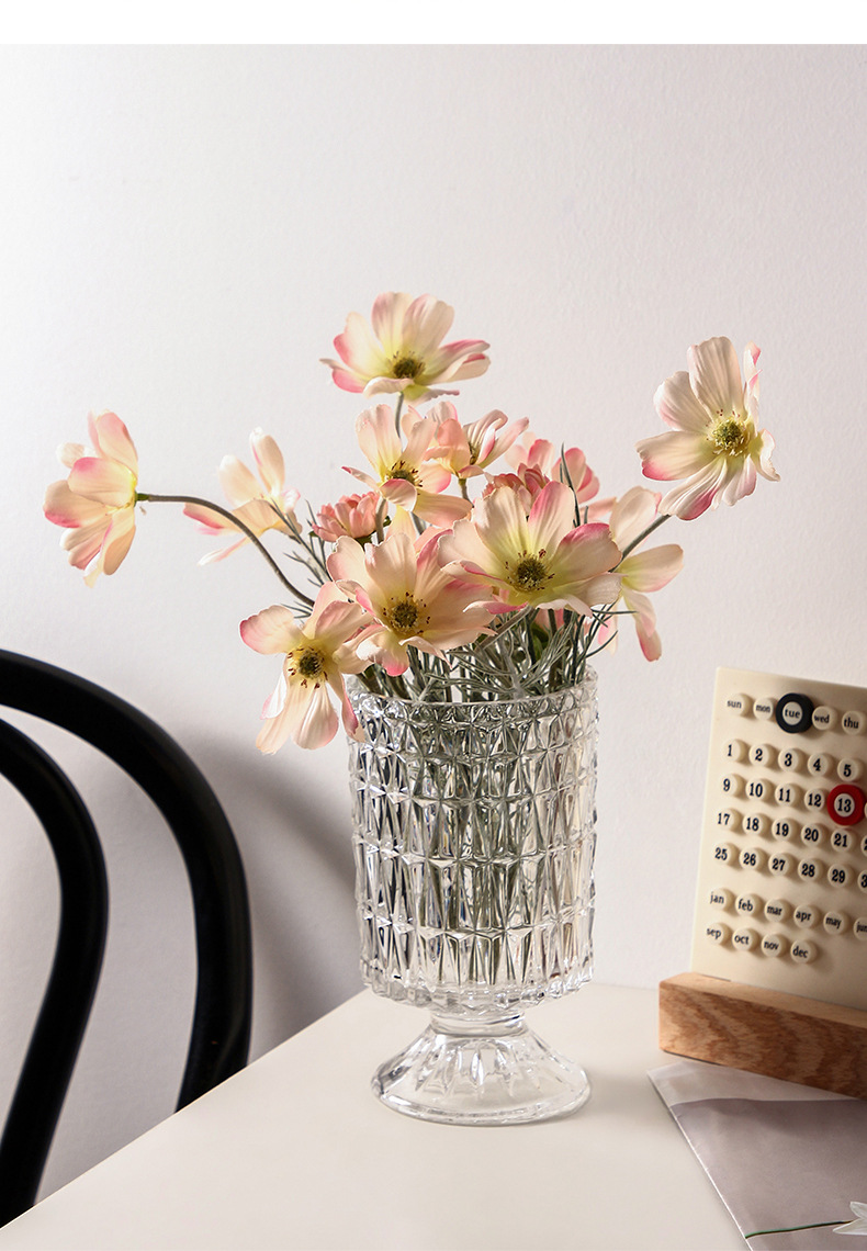 贝汉美轻奢透明玻璃花瓶摆件客厅高颜值ins水培插花网红简约花器工艺品详情14