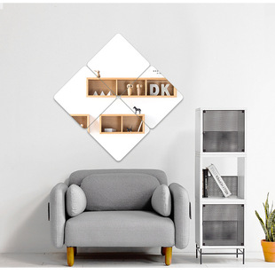 厂家批发全身穿衣镜 无框落地镜子 试衣镜宿舍落地贴墙自粘拼接镜详情6