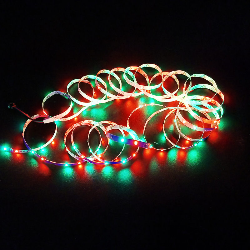 LED2835RGB soft light 12V54 light bare board engineering type light strip RGB seven-color advertising decorative flexible light strip pic 14