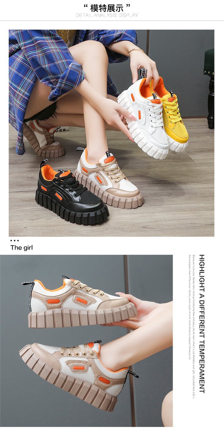 跨境外贸大码2021秋季新款街头时尚潮流圆头厚底女式休闲板鞋单鞋详情10